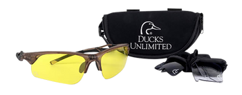 Radians DUINTLENS3BX Ducks Unlimited Interchangeable Lens Kit Clear/Smoke/Amber Lens Translucent Frosted Frame                                                                                          