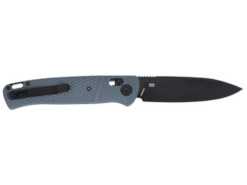 CRKT K430GKP Counterpart EDC 3.38" Folding Drop Point Plain Black Oxide 12C27 Sandvik SS Blade, Gray Textured GRN Handle