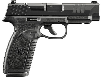 FN 66101759Micro-Compact Frame 9mm Luger 18+1 3.80" Black Target Crown Steel Barrel, Black PVD Optic Cut/Serrated Stainless Steel Slide & Polymer Frame w/Picatinny Rail, Interchangeable Backstrap Grip