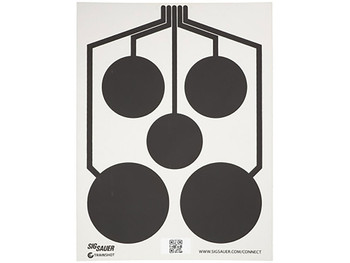 Sig Sauer SCT357 T300 Replacement Target Multi Zone Hanging Black/White