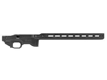 Mdt Sporting Goods Inc 114881BLK ACC Premier Gen2 Chassis Base Cerakote Black Aluminum Fits Ruger American Rimfire Right Hand