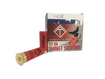 ATI ATIACL12T75 Target Load  12Gauge 2.75" 1oz 7.5Shot 25 Per Box/10 Case                                                                                                                               
