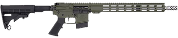 Great Lakes Firearms GL15400SSODG AR-15  400 Legend 5+1 16" Stainless Threaded Barrel, OD Green Cerakote Aluminum Receiver w/Picatinny Rail, Adjustable Black Synthetic Stock, Mil-Spec Grip            
