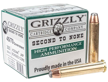 Grizzly Ammo GC45/703   45-70Gov 300gr Jacketed Hollow Point 20 Per Box/10 Case                                                                                                                         