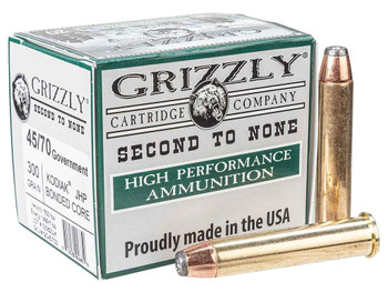 Grizzly Ammo GC45/703 45-70Gov 300gr Jacketed Hollow Point 20 Per Box/10 Case