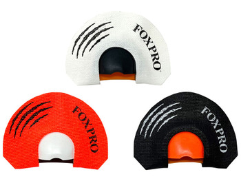 Foxpro HOWLERPACK Predator Combo Diaphragm Call Rabbit/Coyote Sounds Attracts Coyotes Black/Red/White 3 Pack