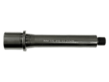 Lead & Steel Llc LS9MM5.5-28 AR9 9mm Straight Profile Black Nitride Chrome Moly Vanadium
