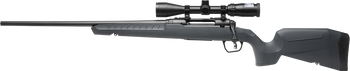 Savage Arms 32208 Axis 2 XP Combo Full Size 7mm-08 Rem 4+1 22" Black Sporter Barrel, Black Carbon Steel Receiver Drilled & Tapped, Gray Fixed Synthetic Stock, Weaver 3-9x40mm Scope, Left Hand         