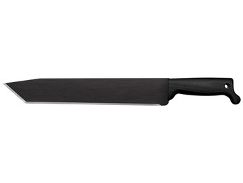 Cold Steel CS97BTMS Tanto 13" Black Matte Baked-On Anti Rust 1055 Carbon Steel Blade/ Black Polypropylene Handle 15.63" Long Includes Sheath