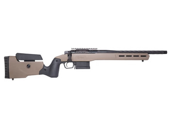 Cnc Firearms CNCFX722CM Faxon FX7 22 Creedmoor 5+1 16" Black Spiral Fluted Threaded Barrel, Black Receiver w/Picatinny Rail, MDT Flat Dark Earth Polymer Stock