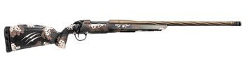 Fierce Firearms  Twisted Rage LR Full Size 308 Win 4+1 18" Smoked Bronze Cerakote Match Grade/Spiral Threaded Stainless Steel Barrel, Drilled & Tapped Receiver, Desert Shadow Camo Push Button Adj Comb