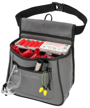 Allen 8409 Rival Shell Bag Double Gray Cotton Canvas 2 Boxes of Shells                                                                                                                                  