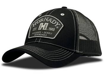 Hornady Gear 32790 Trucker Black Hornady Patch
