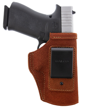 Galco STO652R Stow-N-Go  IWB Natural Steerhide Fits M&P Shield 3" 9/40 & 2.0" 9/40 Right Hand                                                                                                           