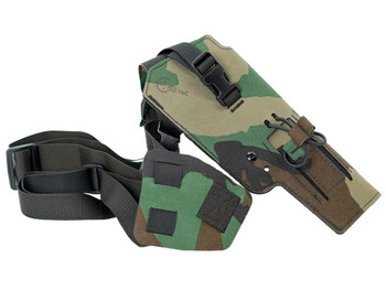 Cole-tac VW216 Varmint Wrangler Pistol Holder M81 Woodland Left Hand