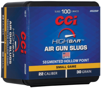 CCI ARS22SHP22 High Bar Air Gun Slug 22Cal 30gr Segmented Hollow Point 100 Per Box/5 Case                                                                                                               