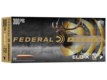 Federal P300PRCELDX1 300PRC 212gr ELD-X 20 Per Box/10 Case