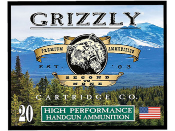 Grizzly Ammo GC38SP9 38Special 148gr Full Metal Jacket Flat Point 20 Per Box/10 Case