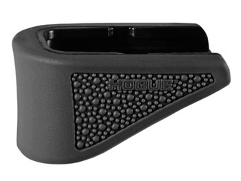 Hogue 18220 Extension Base Pad Fits Glock 42 Compatible w/ 6rd Magazine Black Overmolded Rubber