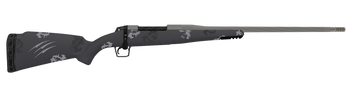 Fierce Firearms TWROG300WIN20GP Twisted Rogue 300 Win 20" Tungsten Cerakote Fluted Threaded Barrel, Drilled & Tapped Steel Receiver, LR Negative Comb Phantom Camo Carbon Fiber Stock                   
