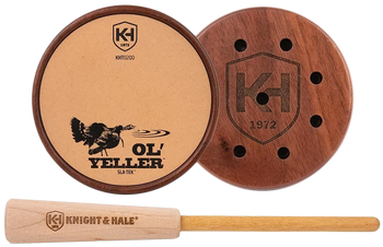 Knight & Hale KHT0200 Ol'Yeller SLA-TEK Pot Call Turkey Sounds Walnut/Yellowheart                                                                                                                       