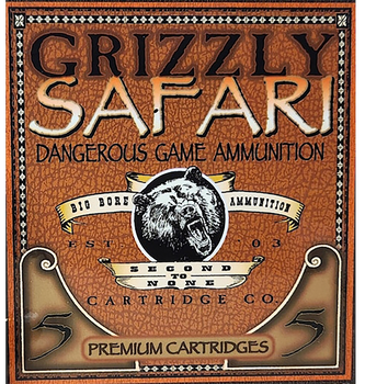 Grizzly Ammo GC47NE2   470NitroExpress 500gr Solid Brass 5 Per Box/10 Case                                                                                                                              