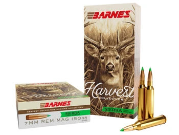 Barnes Bullets 32402 Harvest 7mmRemMag 150gr Sierra Tipped GameKing 20 Per Box/10 Case