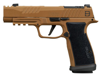 Sig Sauer 365AXGF9DH3 P365 DH3 AXG Compact 9mm Luger 21+1 3.70" Black DLC Barrel, Coyote Cerakote Stainless Steel Lightening Cut/Optic Ready/Serrated Slide, Coyote Cerakote AXG Grip Module, SIG-LOC Co