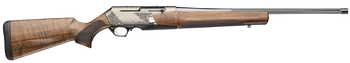 Browning 039009218 BAR MK4 Medallion 308 Win 4+1 22" Polished Blued Fluted Barrel, Satin Nickel Engraved Aluminum Alloy Drilled & Tapped Receiver, Grade III Turkish Walnut Adj Shim Stock              