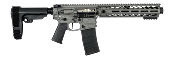 Nemo Arms BL-300-8P Battle-Light  300 Blackout 30+1 8" Black Threaded Barrel, Tungsten Anodized Aluminum Receiver w/Picatinny Rail, M-LOK Handguard, Black Polymer SB Tactical SBA3 Brace, Magpul MOE Gr
