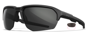 Wiley X CHJKL01 Jakl  M/L Grey/Clear Lens Matte Black Frame                                                                                                                                             