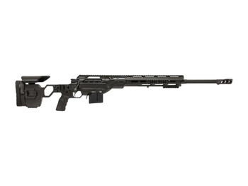 Cadex Inc CDXMCKRKN6524BR20I2B1N CDX-MC Kraken 6.5 Creedmoor 10+1 24" Black DLC Match Grade Threaded Barrel, Black DLC Receiver w/Picatinny Rail, M-LOK Handguard, Black Adjustable Folding Buttstock, B