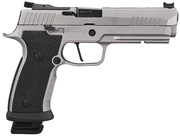 Sig Sauer 320SXG59STAS10 P320  Full Size Frame 9mm Luger 10+1 5" Optic Ready Stainless Steel Slide Black LOK Grip                                                                                       