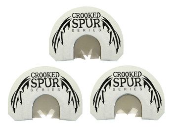 Foxpro CSGSCOMBO Crooked Spur Ghost Spur Combo Diaphragm Call, Attracts Turkey, Triple Prophylactic Reeds