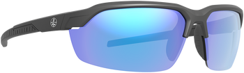 LEU 186754 TRACER     MATTE BLACK     BLUE MIRROR