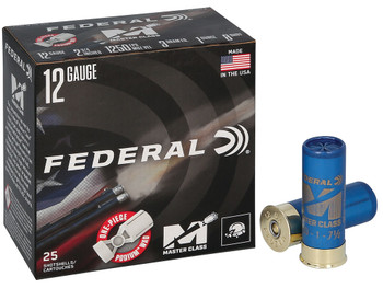 Federal MC12H18 Master Class 12Gauge 2.75" 1oz 8Shot 25 Per Box/10 Case