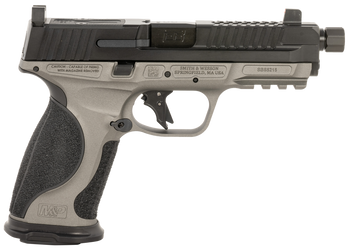Ed Brown MPFTACT Fueled M&P Tactical 9mm Luger 19+1 4.75" Black Nitride Match Grade Threaded Barrel, Black Nitride Optic Cut/Serrated Stainless Steel Slide                                             