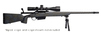 Horizon Firearms RF019C221816C20 Vandal Carbon II 22 Creedmoor 18" Black Fluted Barrel, Black Drilled & Tapped Receiver, Black Iota EKO X Carbon Fiber Stock                                            