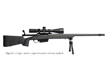 Horizon Firearms RF019C221816C20 Vandal Carbon II 22 Creedmoor 18" Black Fluted Barrel, Black Drilled & Tapped Receiver, Black Iota EKO X Carbon Fiber Stock