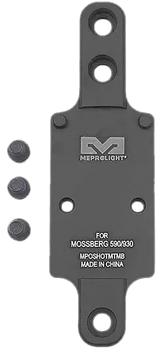 Meprolight USA 901141042 Optics Plate Shotgun Matte Black Aluminum Mossberg 930/590, RMR Footprint                                                                                                      