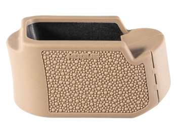 Hogue 18613 Extension Base Pad Fits Glock 19 Compatible w/ 10/15rd Magazines FDE Overmolded Rubber