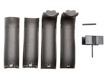 Glock 30819 Backstrap/Beavertail Set Compatible w/ Glock 20/21/40/41 Black Polymer