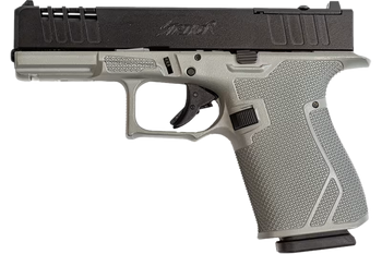 Great Lakes Firearms GL19SRK Striker  9mm 15+1 4" Front/Rear Serrations Cerakote Bull Shark Gray                                                                                                        