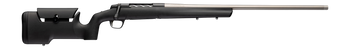 Browning 036120218 X-Bolt 2 Special Max LR Full Size 308 Win 4+1 22" Matte Stainless Heavy Sporter Threaded Barrel, Matte Stainless Stainless Steel Drilled & Tapped Receiver, Black Adjustable Max Synt