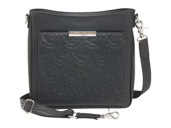 GTM GTM-98LMB/BK SLIM PURSE CROSSBODY-LAMB