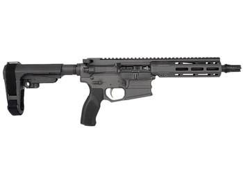 Cobalt Kinetics CKPROLITE30075CHARCOAL Pro Lite 300 Blackout 30+1 7.50" Black Melonite Barrel, Charcoal Aluminum Receiver w/Picatinny Rail, Black Polymer SB Tactical SBA3 Brace, Black Polymer Grip