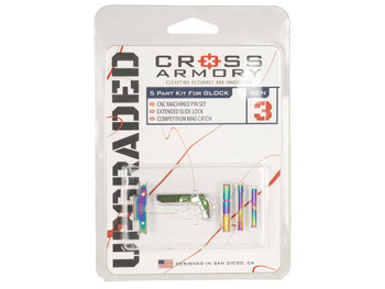 Cross Armory CRGOKRB 3 Piece Upgrade Kit P80 Gen1-3 Rainbow