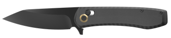 Outdoor Edge SL1C Sentinel  3.15" Folding Drop Point Plain Black Oxide 8Cr13MoV SS Blade G10 Handle                                                                                                     