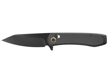 Outdoor Edge SL1C Sentinel 3.15" Folding Drop Point Plain Black Oxide 8Cr13MoV SS Blade G10 Handle