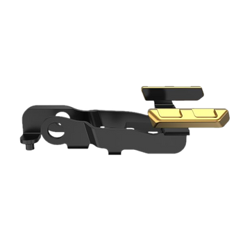 Tyrant CNC TDECHESCLGOLD Extended Slide Release  Springfield Echelon Gold Stainless Steel                                                                                                               
